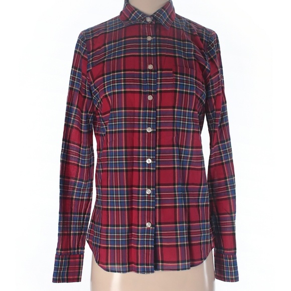 J. Crew Factory Plaid Button Down - Picture 2 of 3